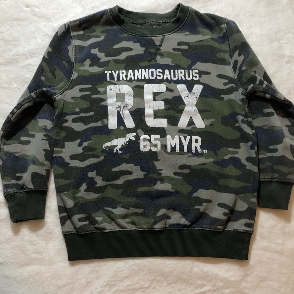 Zara Boys T-Rex sweater size 8